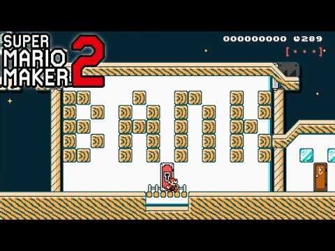 MARIO ROBS A BANK!!! Super Mario Maker 2 [#4]