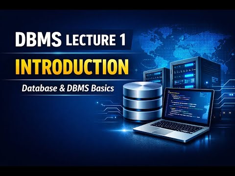 DBMS Lecture 1 | Introduction, Database, DBMS & Characteristics