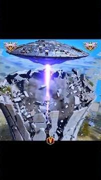 Raistar vs Aliens Saving the Map! 😱 Free Fire Fun #short