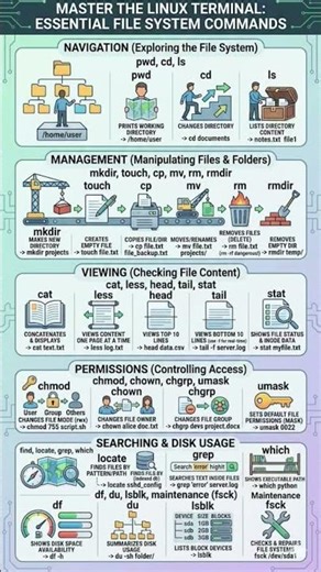 Linux File System Commands