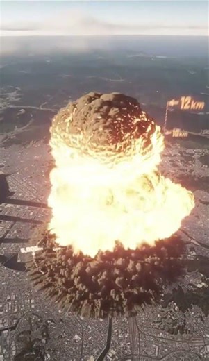 ☢️ Most DESTRUCTIVE EXPLOSIONS Ever 💥💣 Size COMPARISON #Explosions #BiggestExplosions