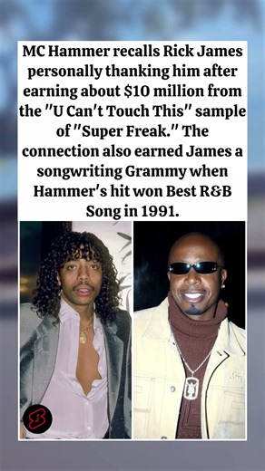 Rick James Thanked MC Hammer for $10 Million Sample #rickjames #mchammer