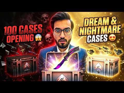 Opening 100 Dreams & Nightmares Cases 😱 GOLD Incoming?! | Live CS2 Case Opening