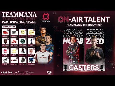 (MAP) TEAM MANA PUBG MOBILE TOURNAMENT - FINAL