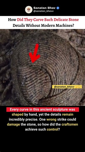 How Did Ancient Craftsmen Carve Such Delicate Stone Details? 🤯🗿 #shorts #viral #viralvideo #history