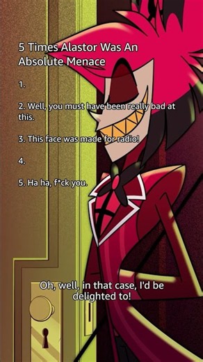 Alastor being an icon, as usual | Hazbin Hotel | Prime Video