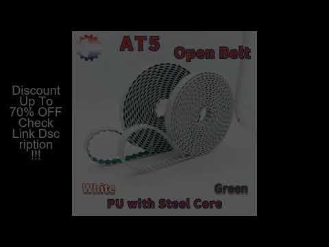 AT5 Open Timing Belt Pitch 5mm AT5 Synchronous Belt 10mm 15mm 20mm 25mm 30mm Polyurethane Open Belt