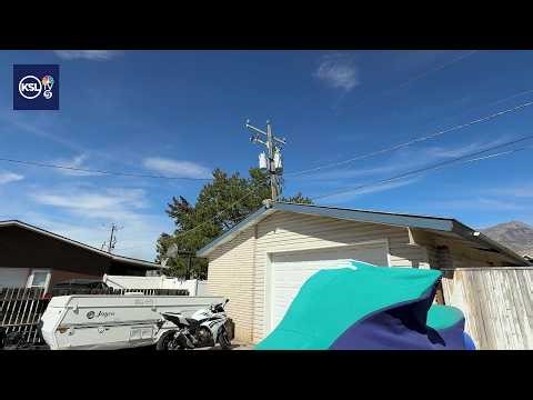 Power pole vs. garage: Homeowner says she's got four weeks to move garage or her power gets cut