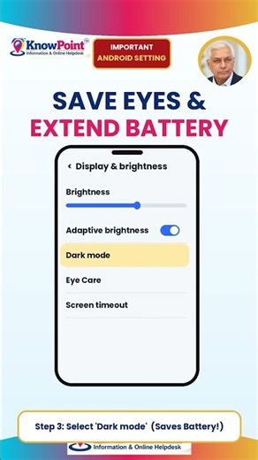 ​How to Enable Auto Dark Mode & Save Battery on Android | Essential Mobile Settings