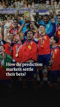 How do prediction markets settle their bets? | The Economist