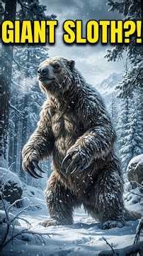 This Giant Sloth Was Bigger Than an Elephant 😱 | Megatherium. #facts #internationalslothday #sloth