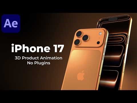 After Effects 2026 is CRAZY! - 3D Product Motion Graphics in After Effects | No Plugins Required