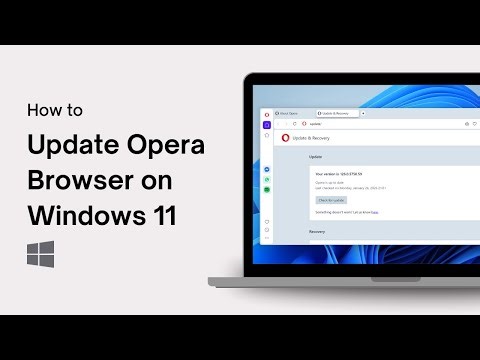 How to Update Opera Browser on Windows 11