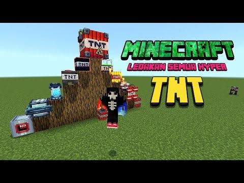 MINECRAFT EXPLODE ALL AVAILABLE TNT MOD 🔥