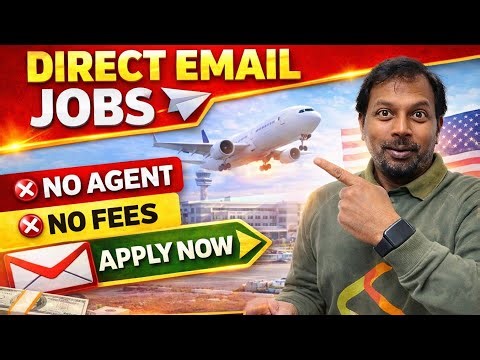 🔥 Direct Email Abroad Jobs 2026 | No Agent | No Registration | USA Jobs | Part 2 #viralreel #reels
