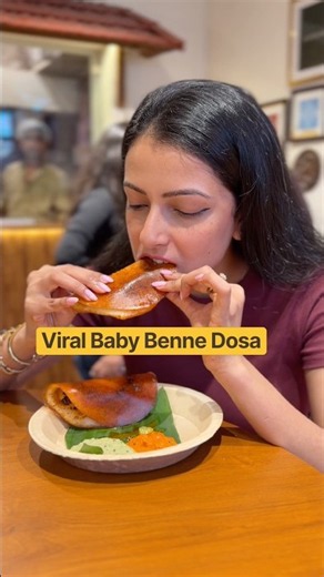 Mumbai’s VIRAL Baby Benne Dosa #shorts
