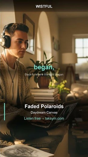 wistful · bedroom-pop — Faded Polaroids #Shorts