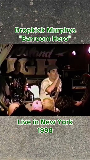 Dropkick Murphys - "Barroom Hero" live in New York City (1998) #dropkickmurphys #bostonpunk #punk