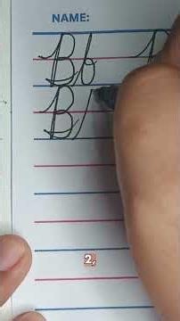 How to Write the Standard Cursive Letter B | Easy Handwriting Tutorial