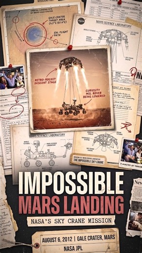 Curiosity Rover: NASA’s Incredible Sky Crane Landing on Mars