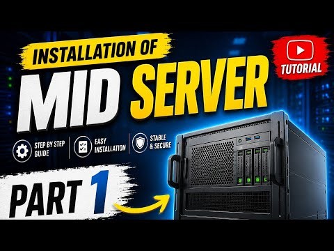 ServiceNow MID Server Installation Part 1 | Step-by-Step Setup Guide for Beginners| ITOM & Discovery