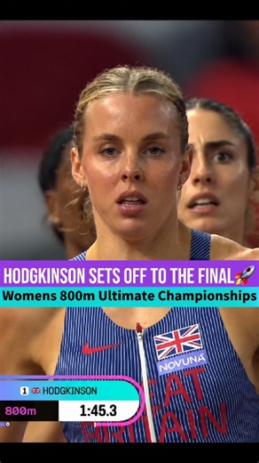 Keely Hodgkinson IS BACK TO DOMINATE Womens 800m in Budapest World Ultimate Championships 💪