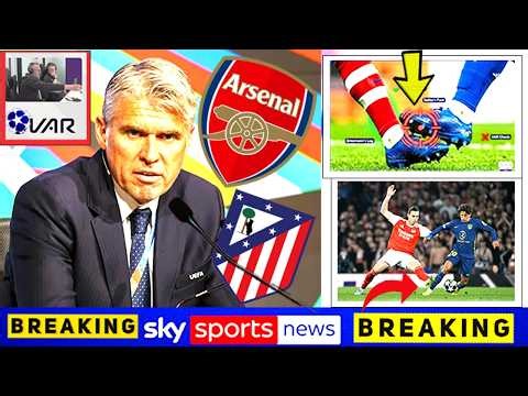 UEFA REFEREES BOSS SHOCK STATEMENT ON PENALTY BY ATLETICO MADRID + ARSENAL UCL INVINCIBLE TROPHY🔥🏆
