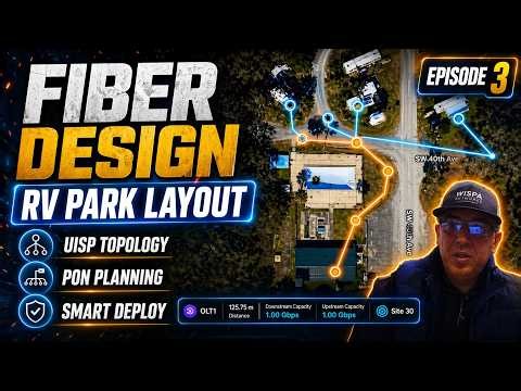 Rv Park Fiber Design Layout UISP Topology, Splitters & PON Planning