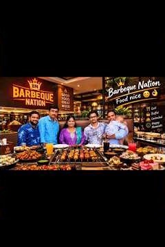 🍽️Barbeque Nation ❤️ Happy Moments with 10th Class Old Friends & Family ☺️👌#barbequenation