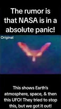 The rumor is that NASA is in a absolute panic! #UFO #UAP #alien #drone #fyp
