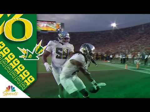 Dierre Hill Jr. dashes through USC's defense to extend Oregon's lead | Big Ten on NBC Sports