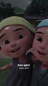 Lebatnya hujan. Nasib baik Upin dan Ipin bawakan payung untuk Akak. #shorts #upinipin #Lescopaque