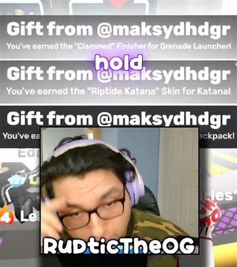 Ruptic Gets An INSANE Gift And CRASHES OUT In ROBLOX RIVALS LIVE #robloxrivals #roblox #rivals