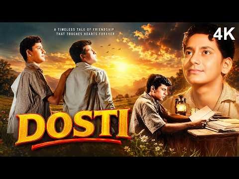 Dosti (1964) Hindi (4K) Full Movie | Cult Classic Movie | Sushil Kumar, Sudhir Kumar & Sanjay Khan