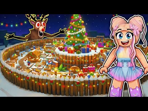 Wir bauen ein WEIHNACHTSDORF in 99 NÄCHTE! 🌸 Roblox