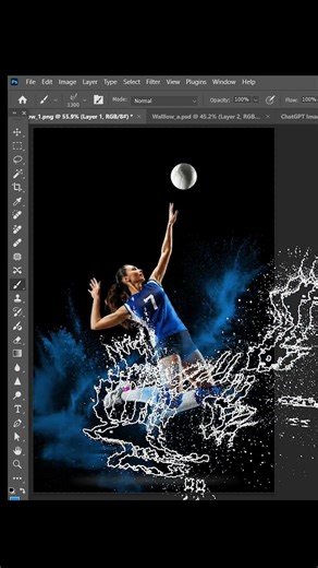 Save Hours of Sports Editing ⚡ Powder Explosion Brushes