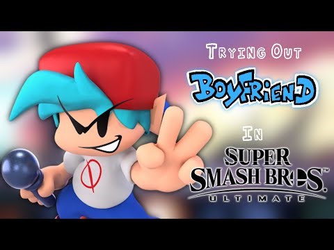 [SSBU/FNF] Boyfriend FNF got a Custom Moveset for Smash Ultimate and so i tried it out!