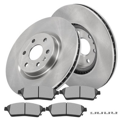 Fits 2010-2015 2016 Cadillac SRX Front Brake Soild Rotors And Ceramic Pads 6PCS | eBay
