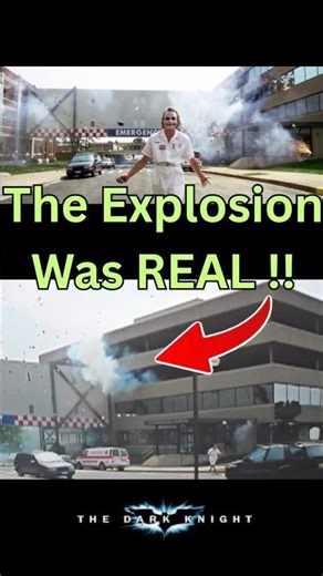 The Dark Knight Explosion Scene REAL ?!?!