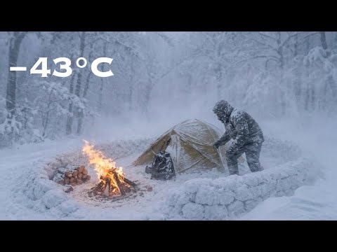 Can I Survive 3 Days Alone in a −43°C Blizzard? | Extreme Cold Survival