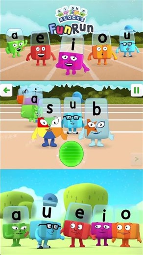 Alphablocks Fun Run #1 - Meet the Alphablocks! - Alphablocks Singing Their Letter Sounds!