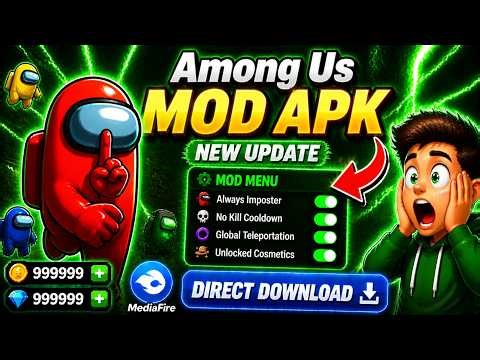 Among Us Mod Menu Latest Update 2026 | Esp Imposter, All Items Unlocked, No Clip, Free Chat