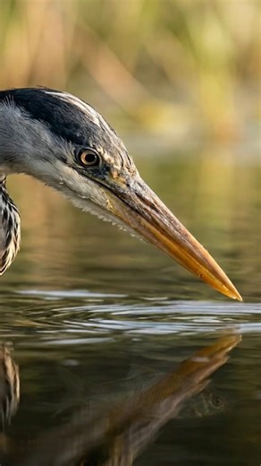 How This Bird Never Misses 🎯 | Heron Timelapse