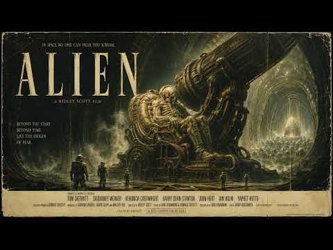 Alien Fan Poster - THE SPACE JOCKEY 💀🪐