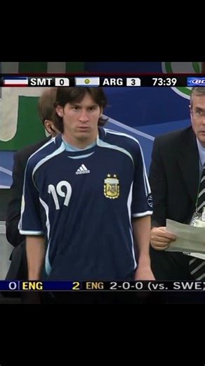 Messi debut in World cup #shorts #messi #football #worldcup