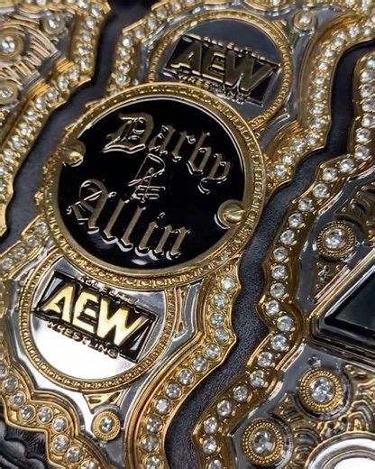 Darby Allin's NEW AEW World Championship, complete with new sideplates!