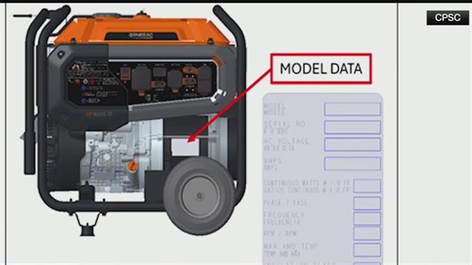 Nearly 150,000 Generac portable generators recalled over fire risk