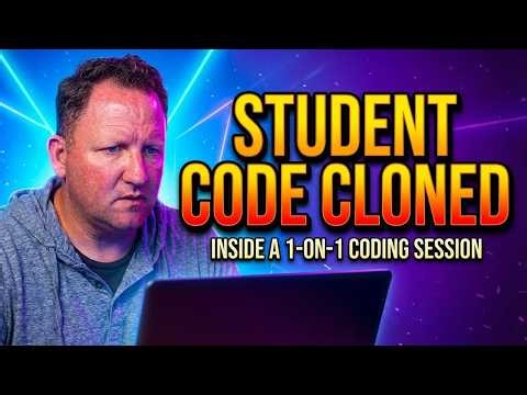 Inside a 1-on-1 Coding Session: Cloning A Students Project