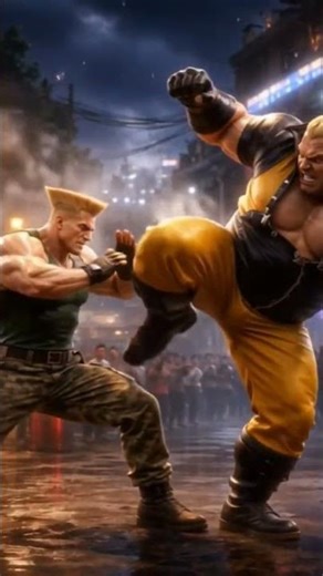 Rufus vs Guile - Street Fighter