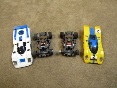 VINTAGE AFX AURORA HO SCALE #2 PORSCHE 917 LE MANS & FERRARI 512M SLOT CARS | eBay
